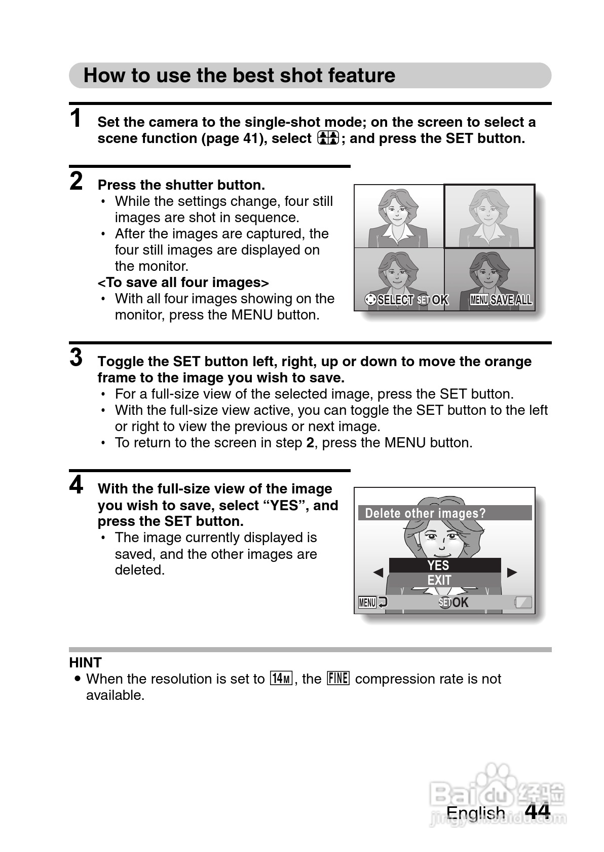 三洋VPC-X1400数码相机使用说明书:[6]