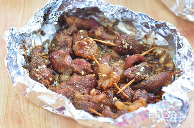 教你做孜然烤肉牙签羊肉
