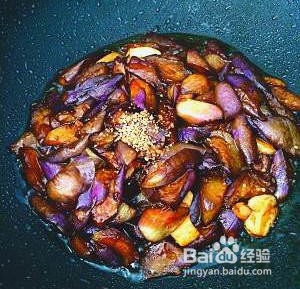 酱焖油淋茄子