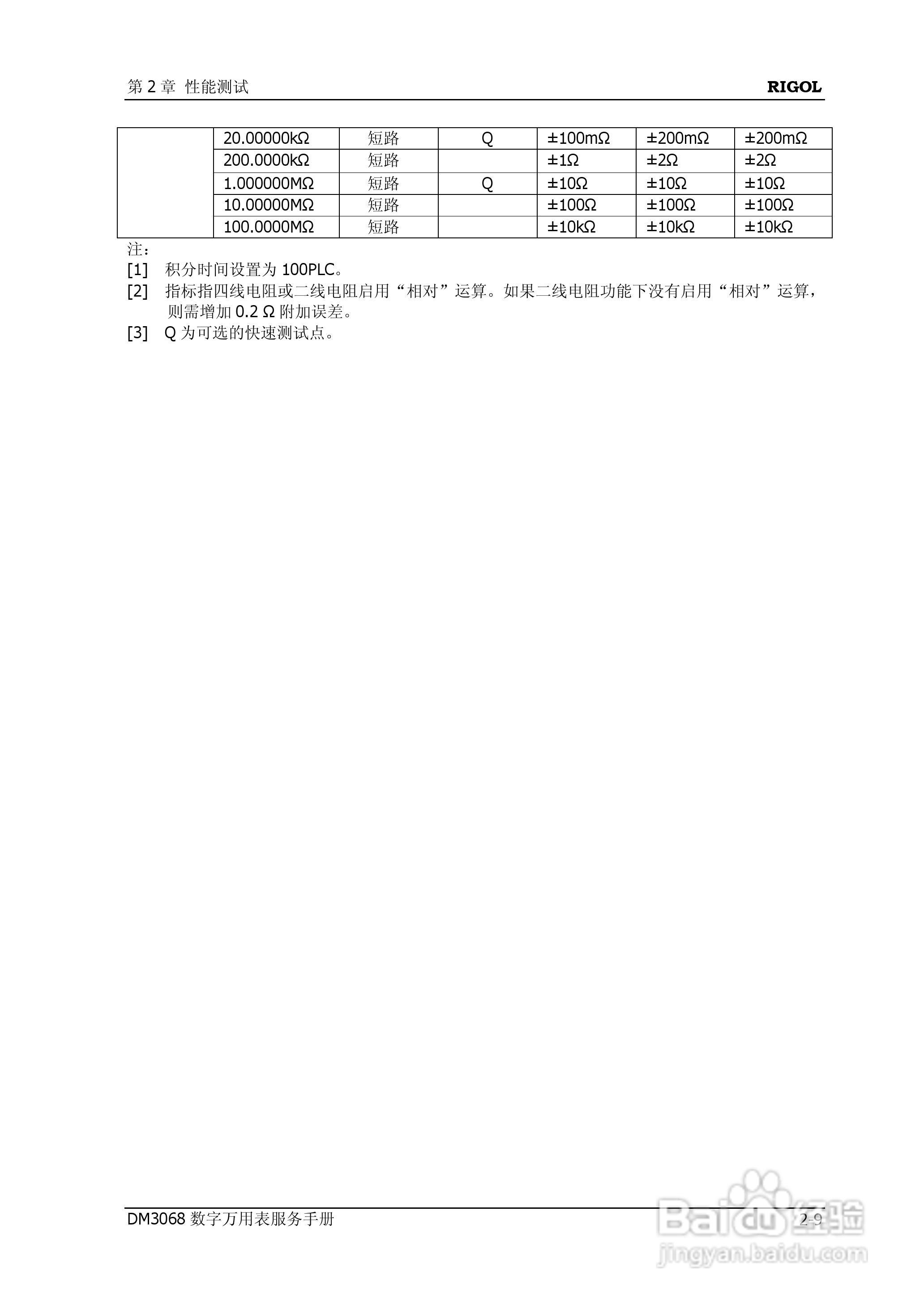 DM3068数字万用表使用说明书:[4]