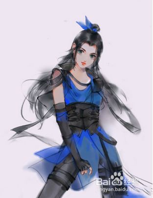 古风游戏原画人物怎么画