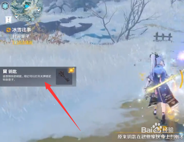 原神冰雪往事笼子钥匙位置在哪