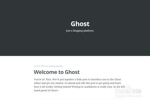 怎么搭建一个免费的ghost博客