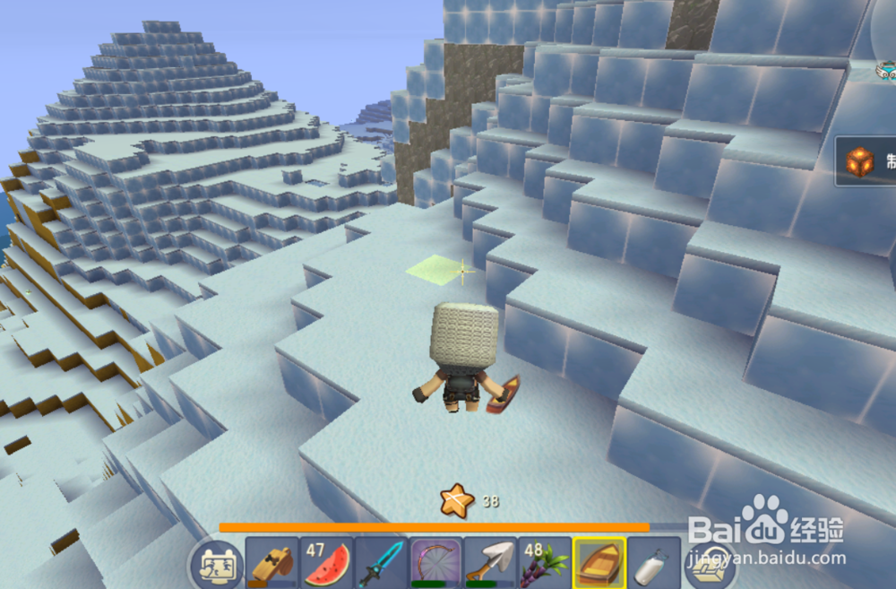 迷你世界怎么去冰原