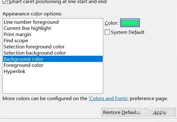 如何修改Eclipse的背景色？
