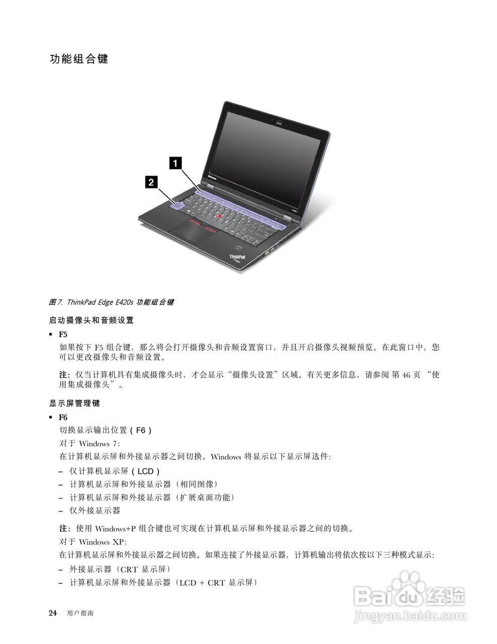 IBM(ThinkPad)E420s笔记本电脑使用说明书:[4]