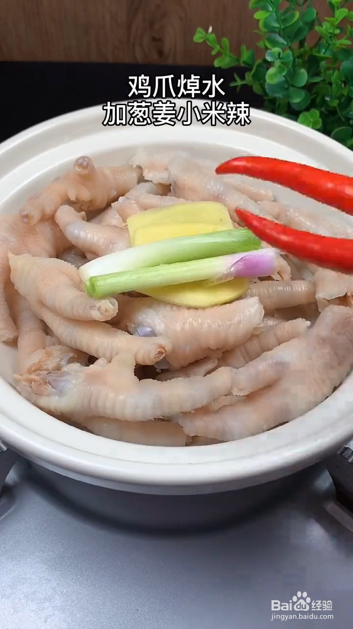 如何制作鸡爪煲？