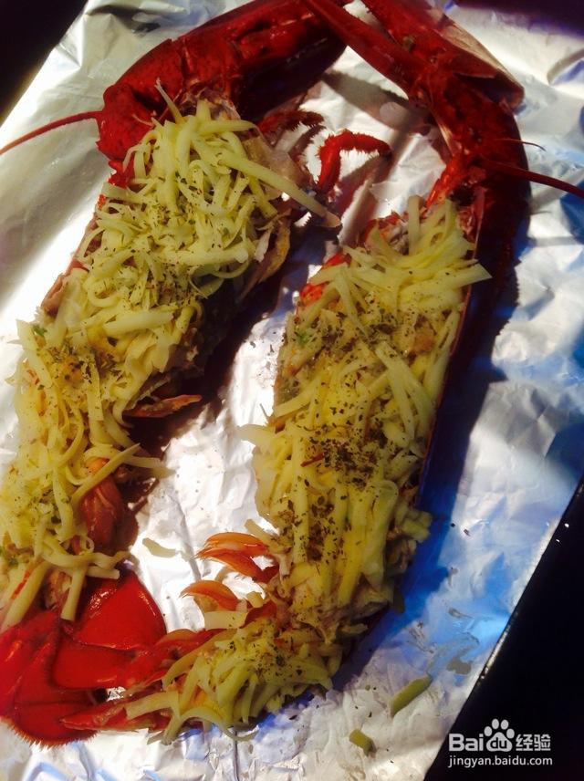 奶油芝士蒜蓉焗龙虾