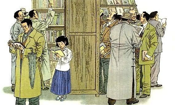 窃读记里小女孩为什么不买书呢