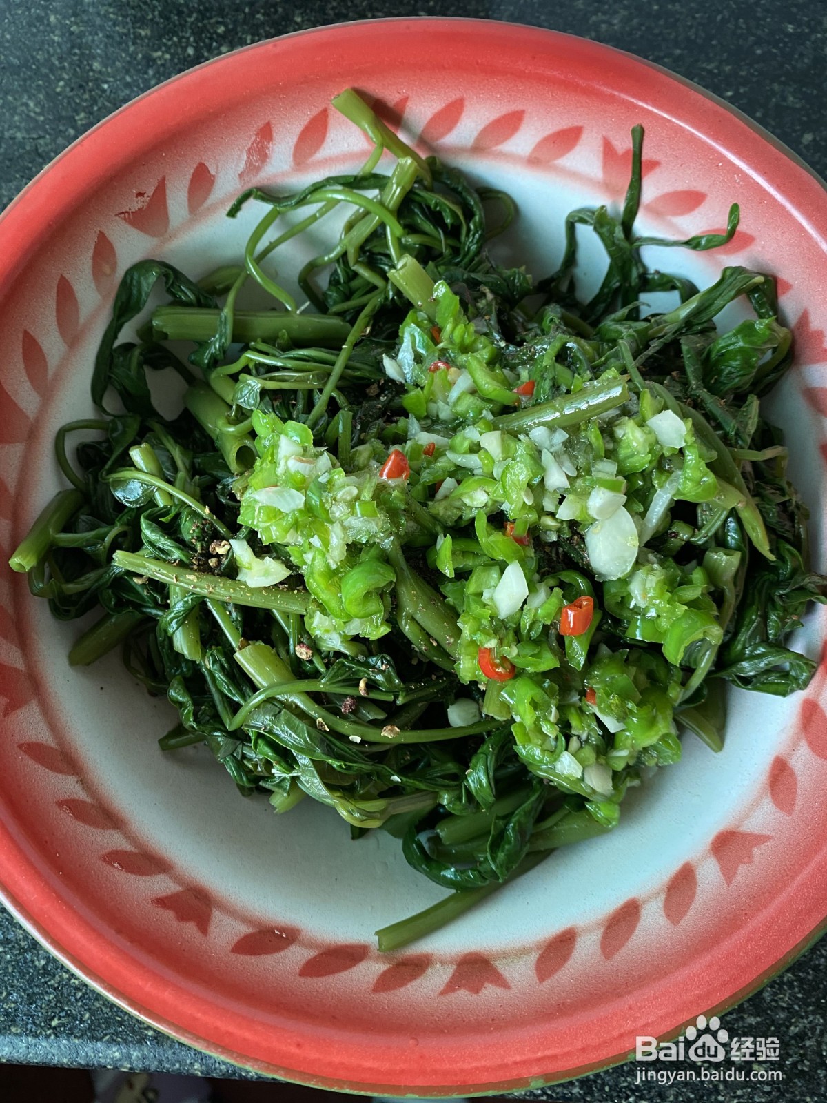 凉拌空心菜的做法