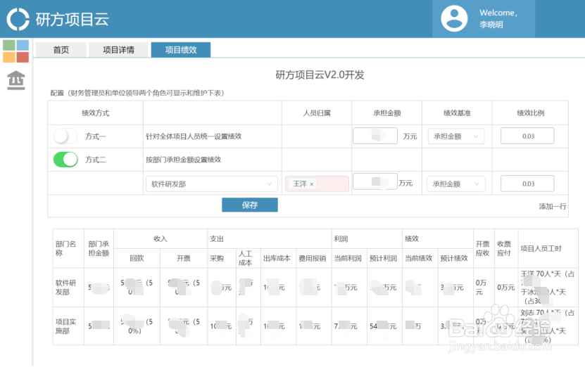 研方项目云(项目管理系统、绩效管理)使用