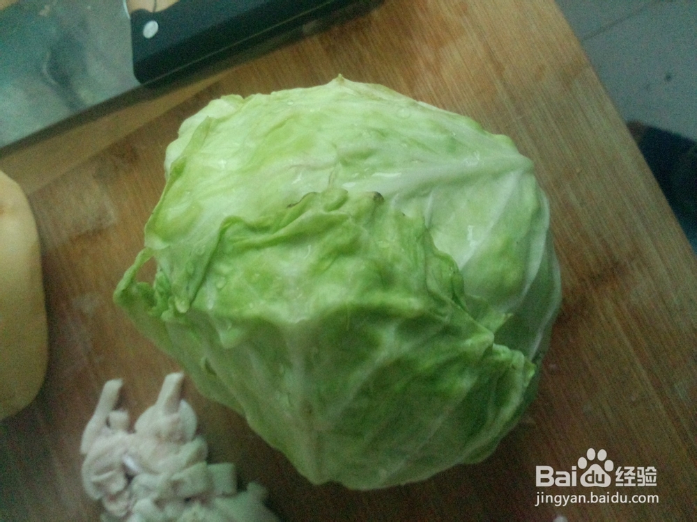 家常清炒包菜