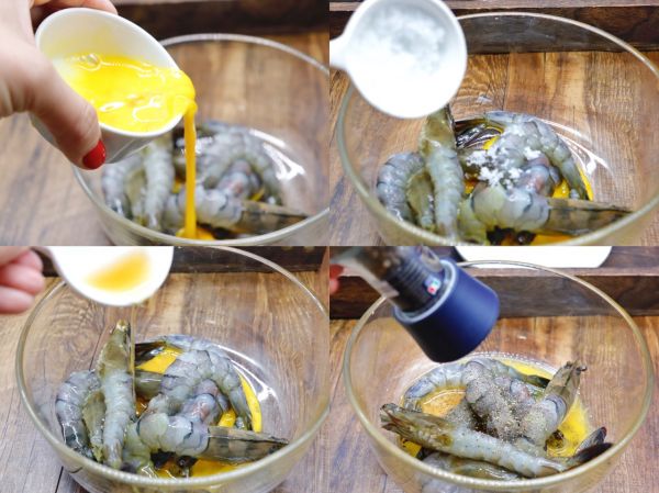 红红火火腰缠万贯面条炸大虾高颜值好口味