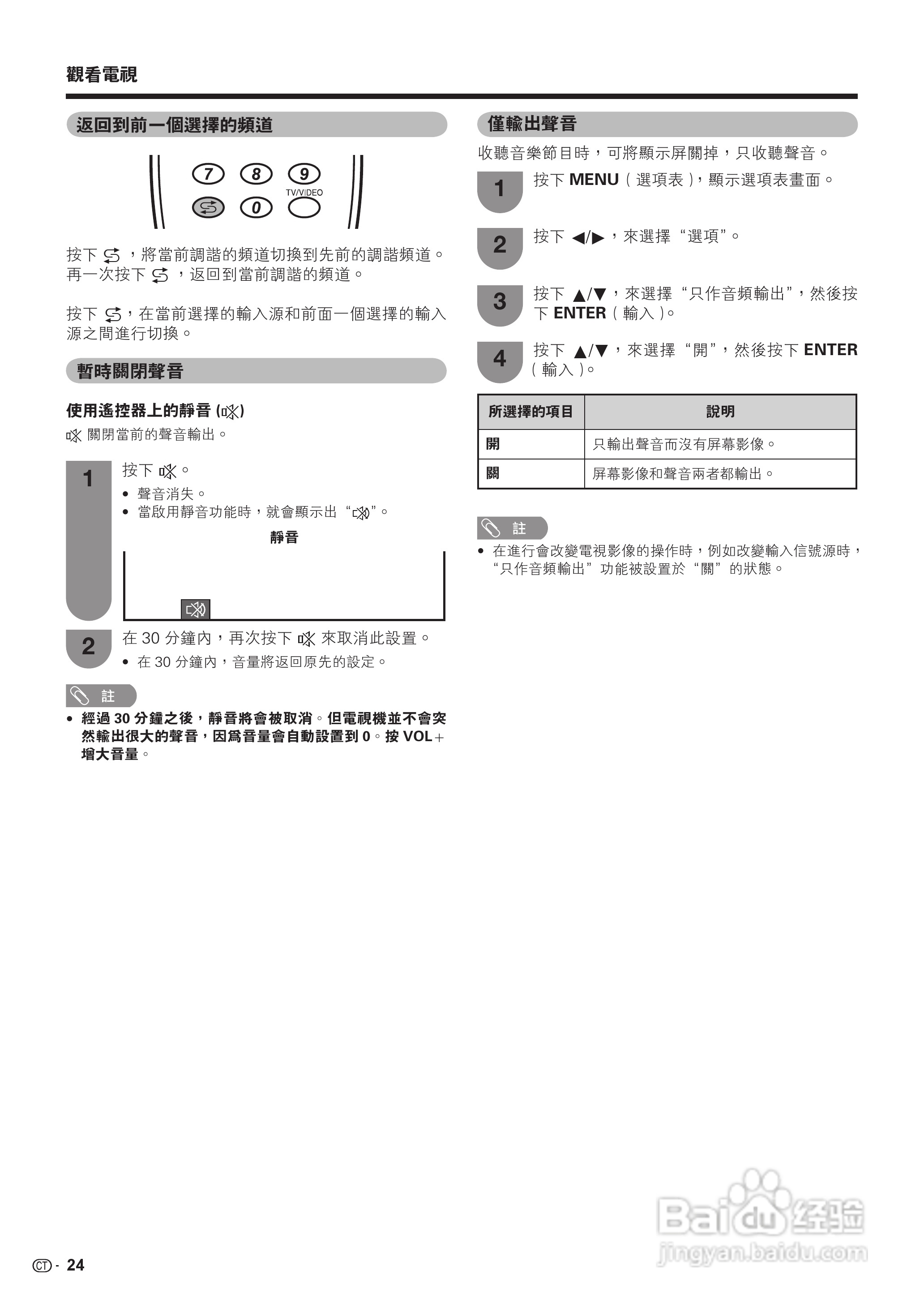 声宝LC-37GX3H型液晶电视机说明书:[3]