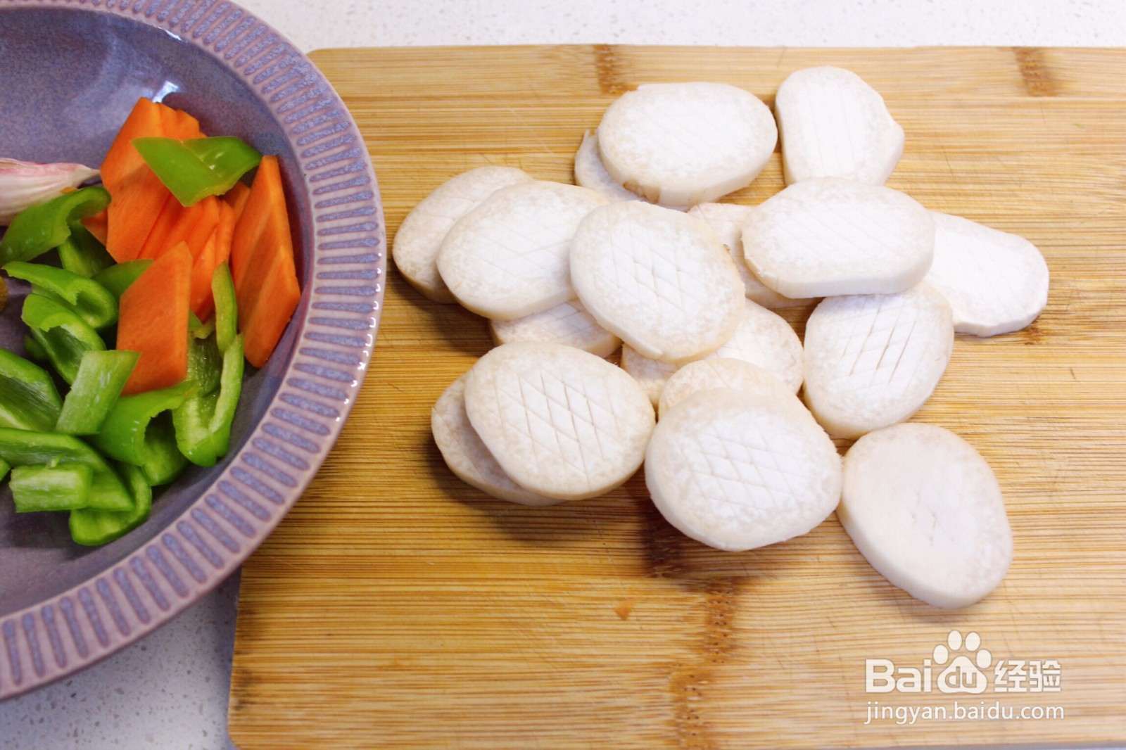 花式素炒杏鲍菇的做法