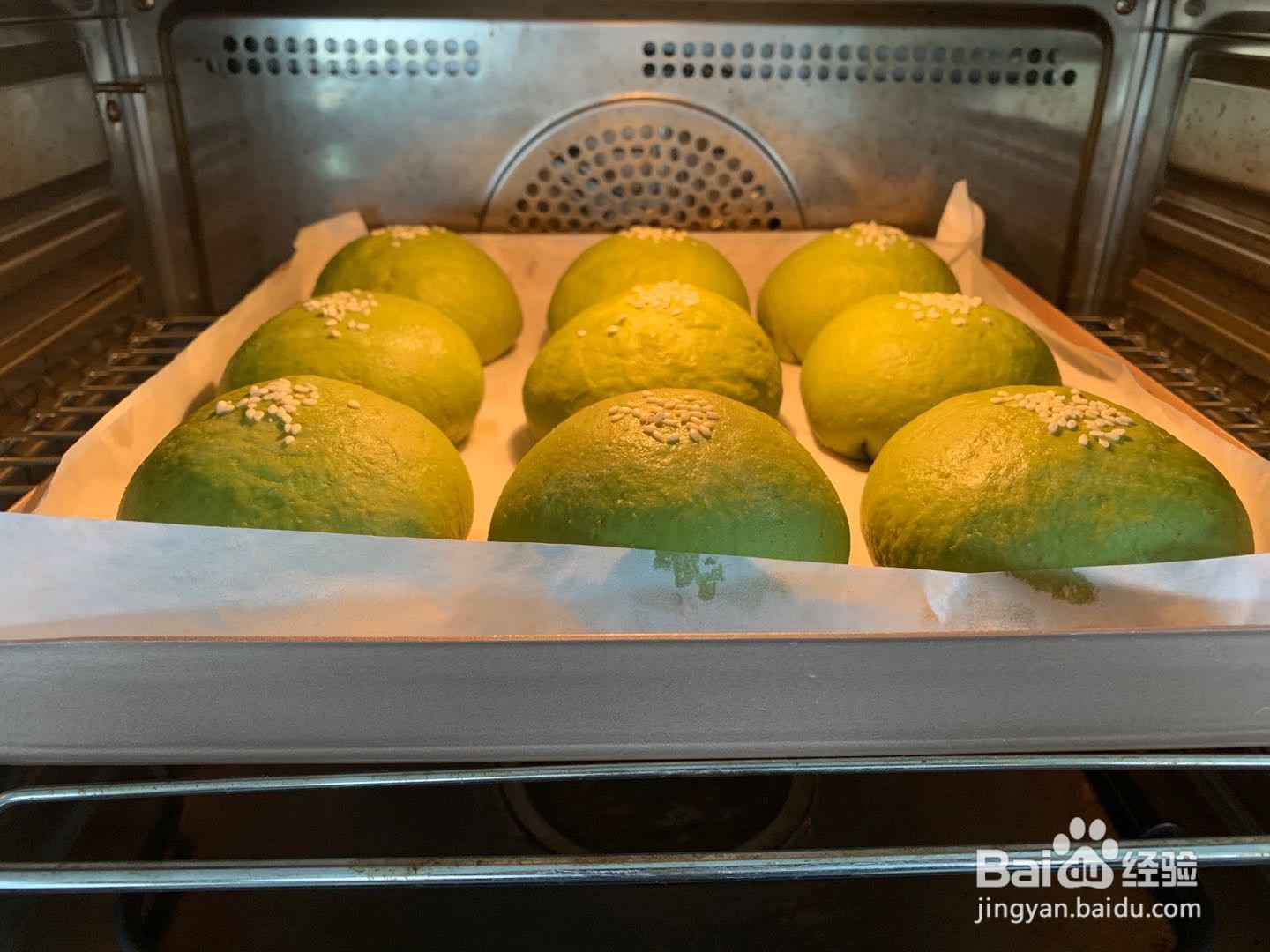 抹茶麻薯古早味面包的做法