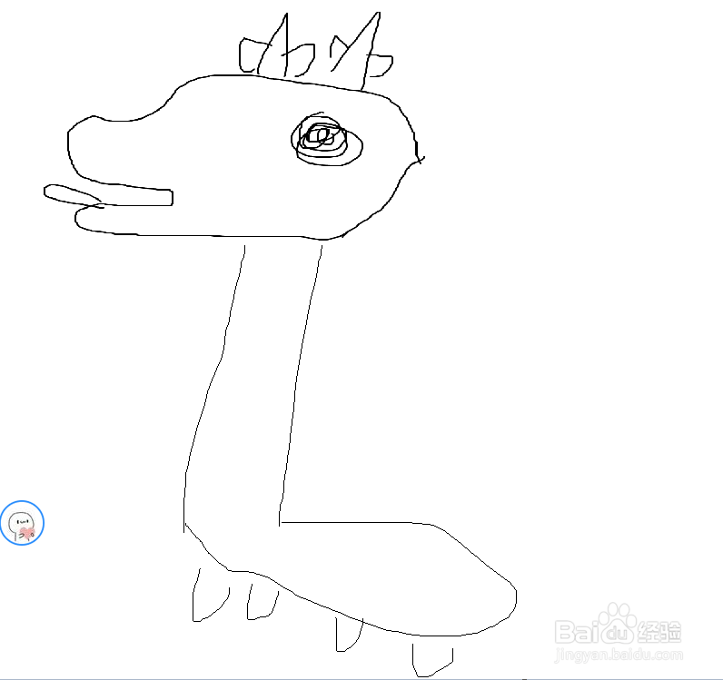 如何快速画出一个长颈鹿？