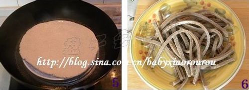 三丝凉拌荞麦面