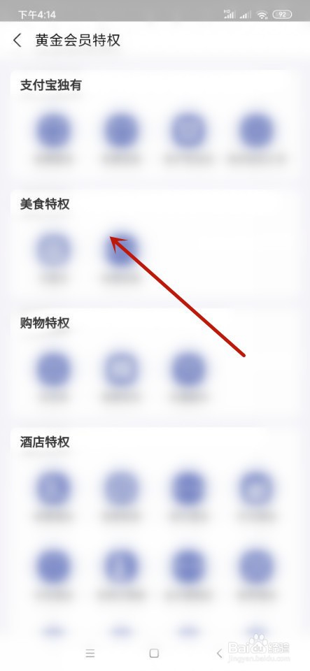 支付宝如何查看自己的会员特权