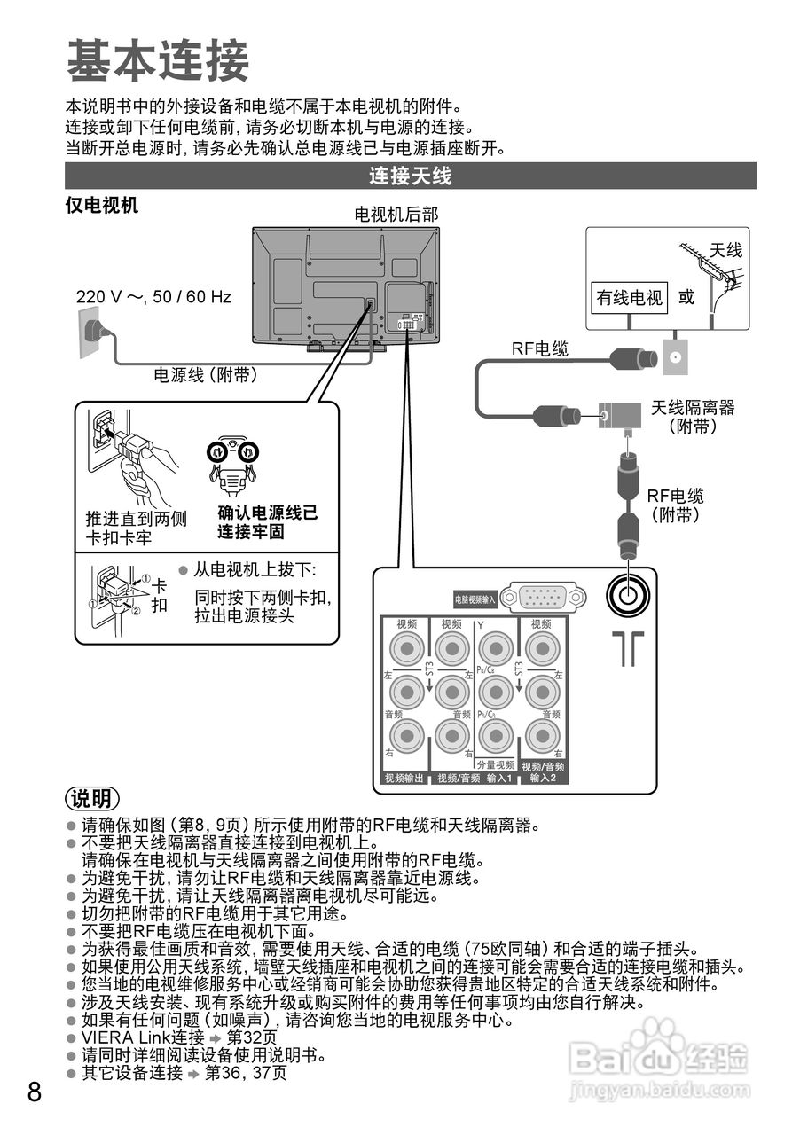 松下TH-P50X20C液晶彩电使用说明书:[1]