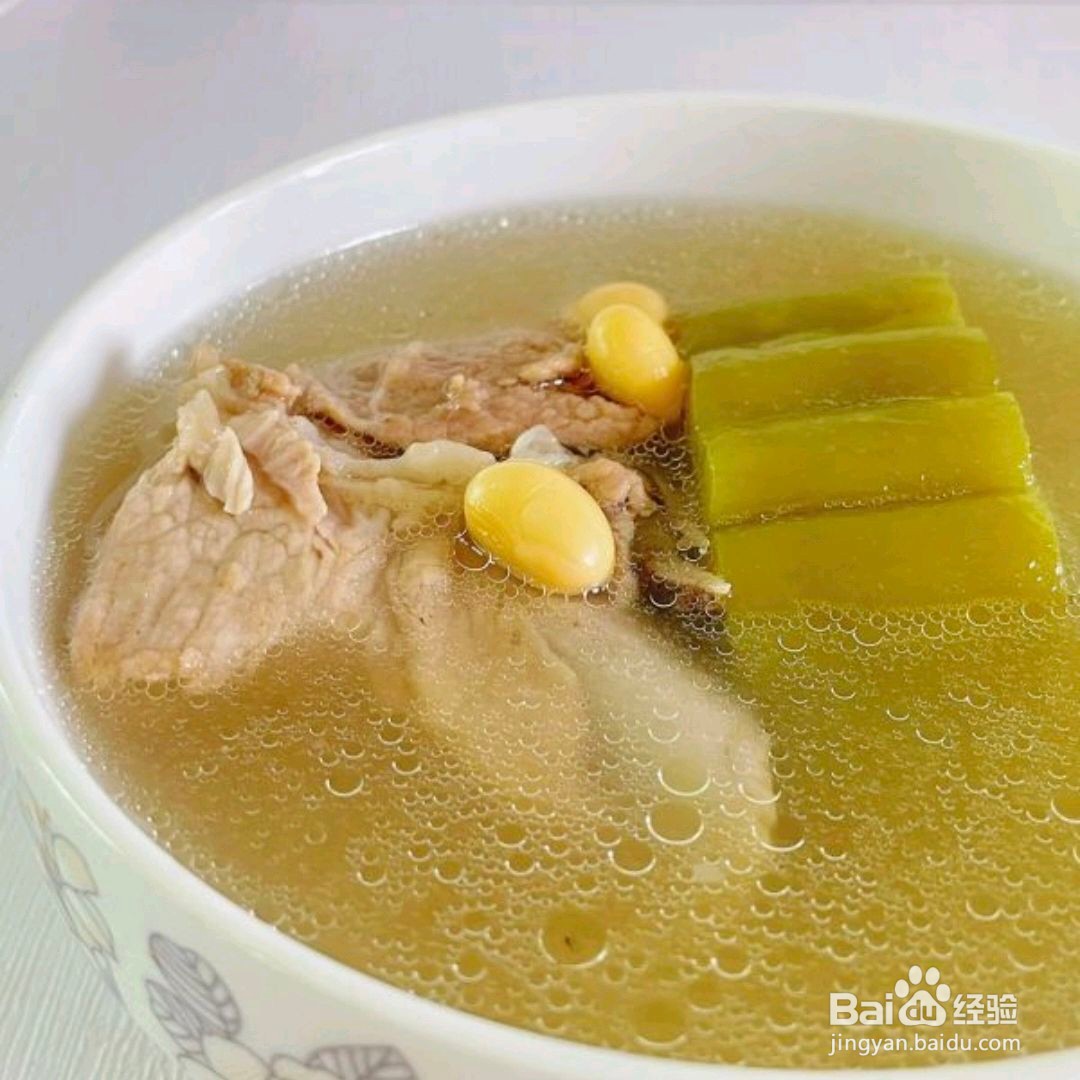 教你做苦瓜黄豆煲排骨汤