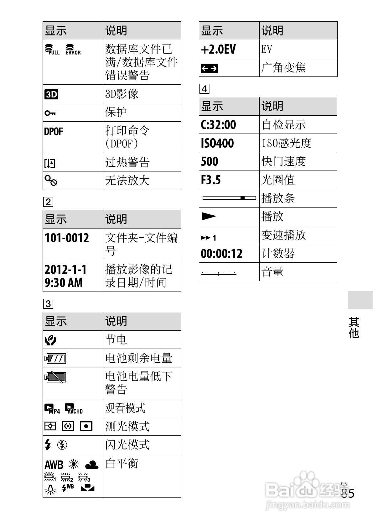 索尼DSC-TX66数码相机使用说明书:[9]