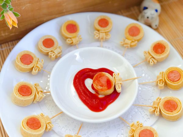 豆皮火腿棒棒糖