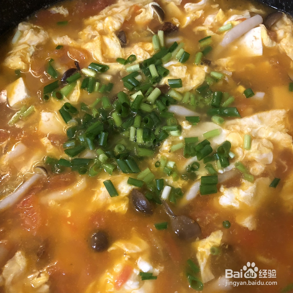 做家常菜超好吃零失败番茄豆腐汤的教程