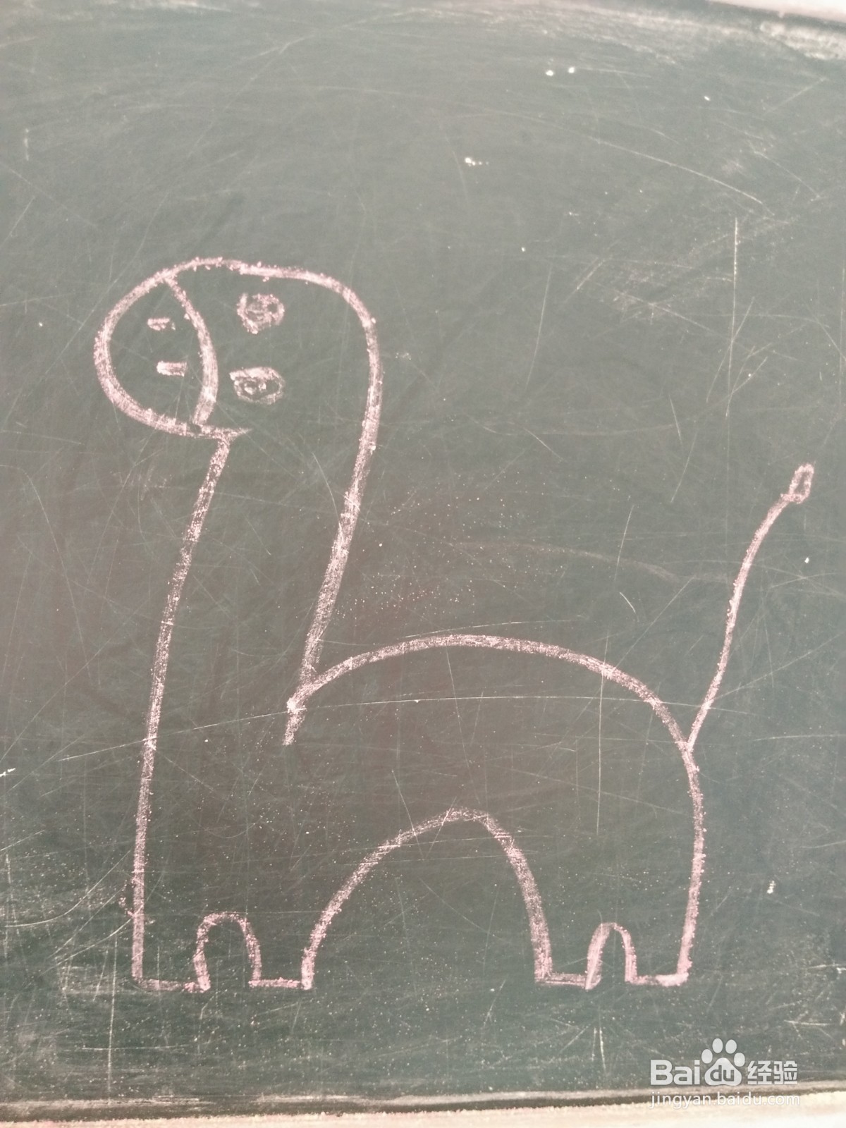 “长颈鹿”的简笔画法