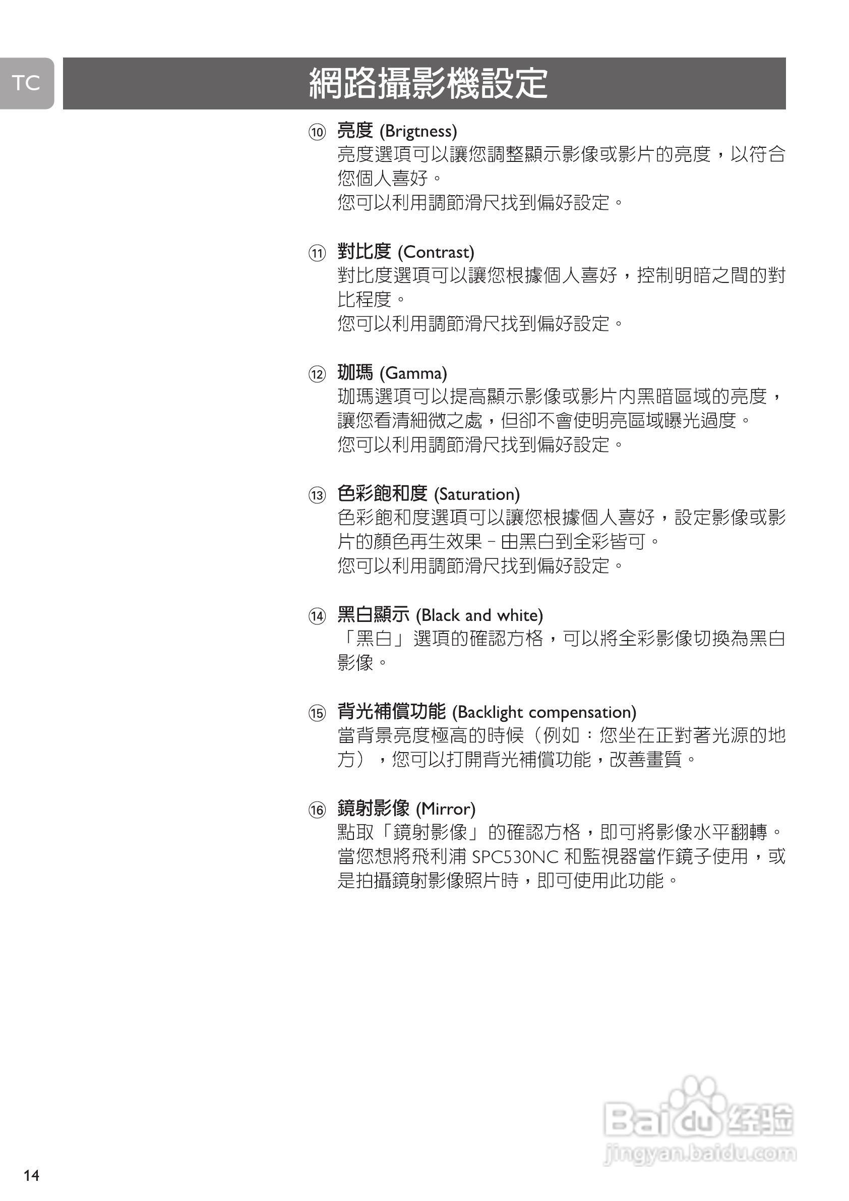 PHILIPS SPC530NC摄像头说明书:[2]