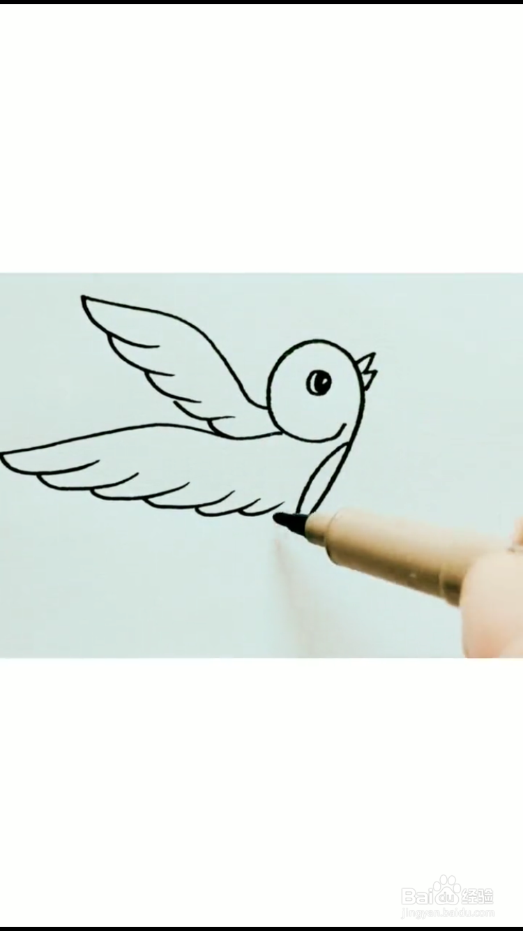 燕子的简笔画如何画？