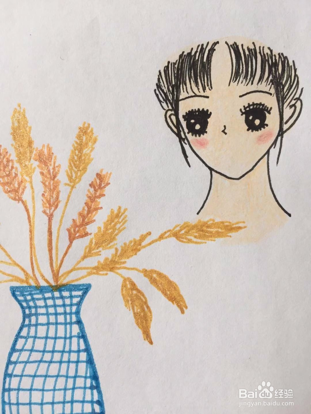 dxdll手绘之花店女孩