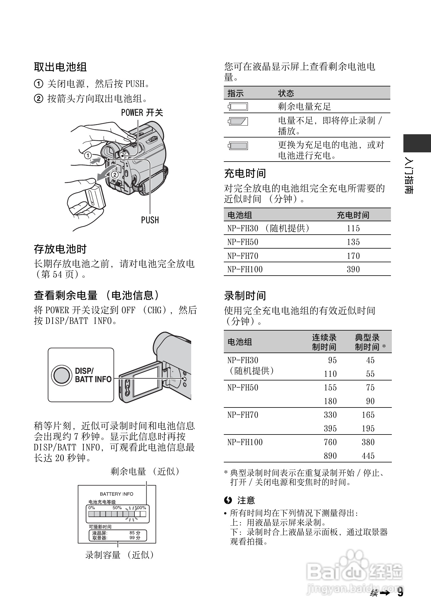 索尼DCR-HC37E数码摄像机使用说明书:[1]