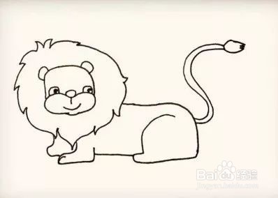 如何画一头狮子