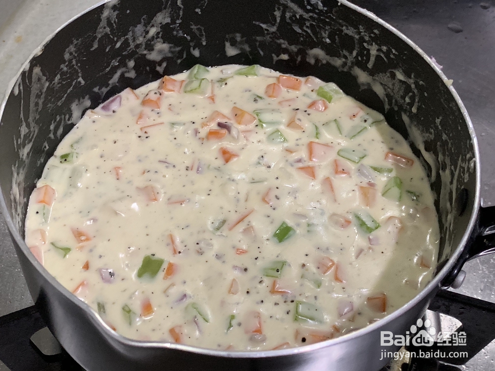 芝士焗蟹肉通心粉海鲜美食教程