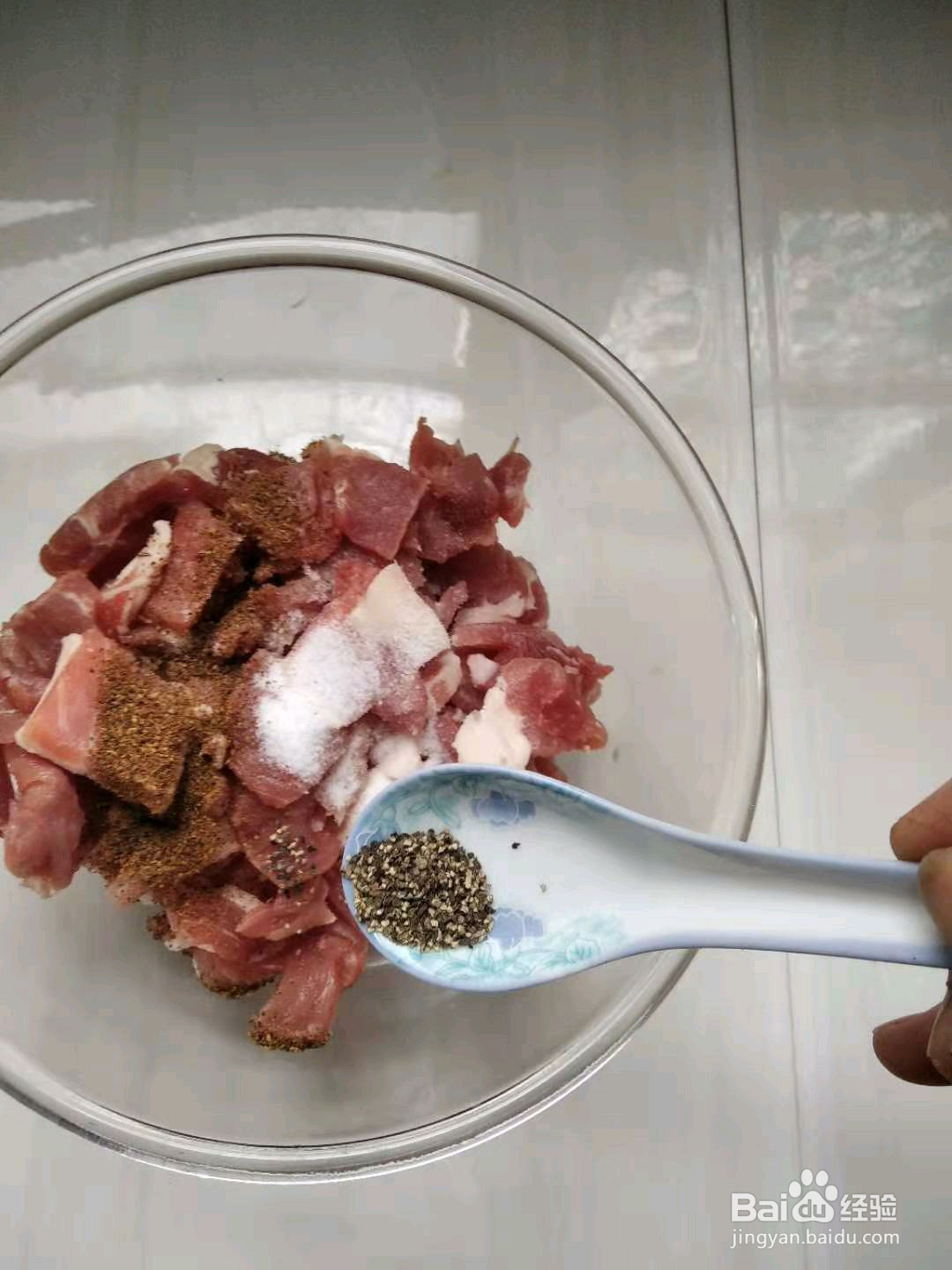 好运连连牙签肉的做法