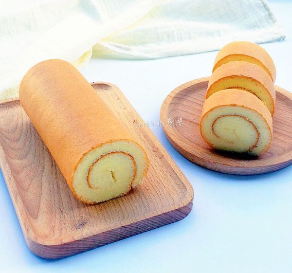 原味戚风蛋糕卷