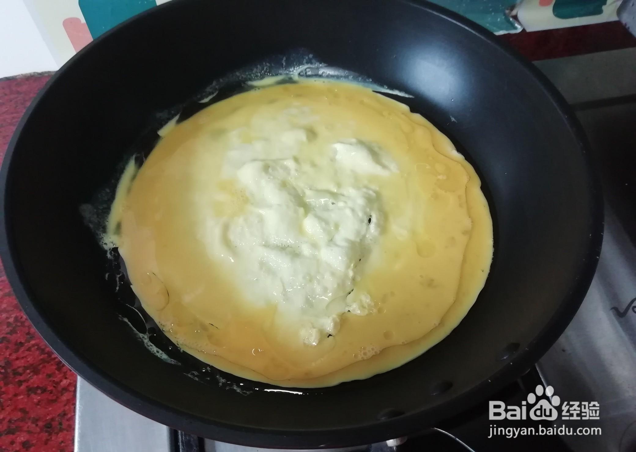 教你做大家都喜欢的蛋丝拌豌豆苗