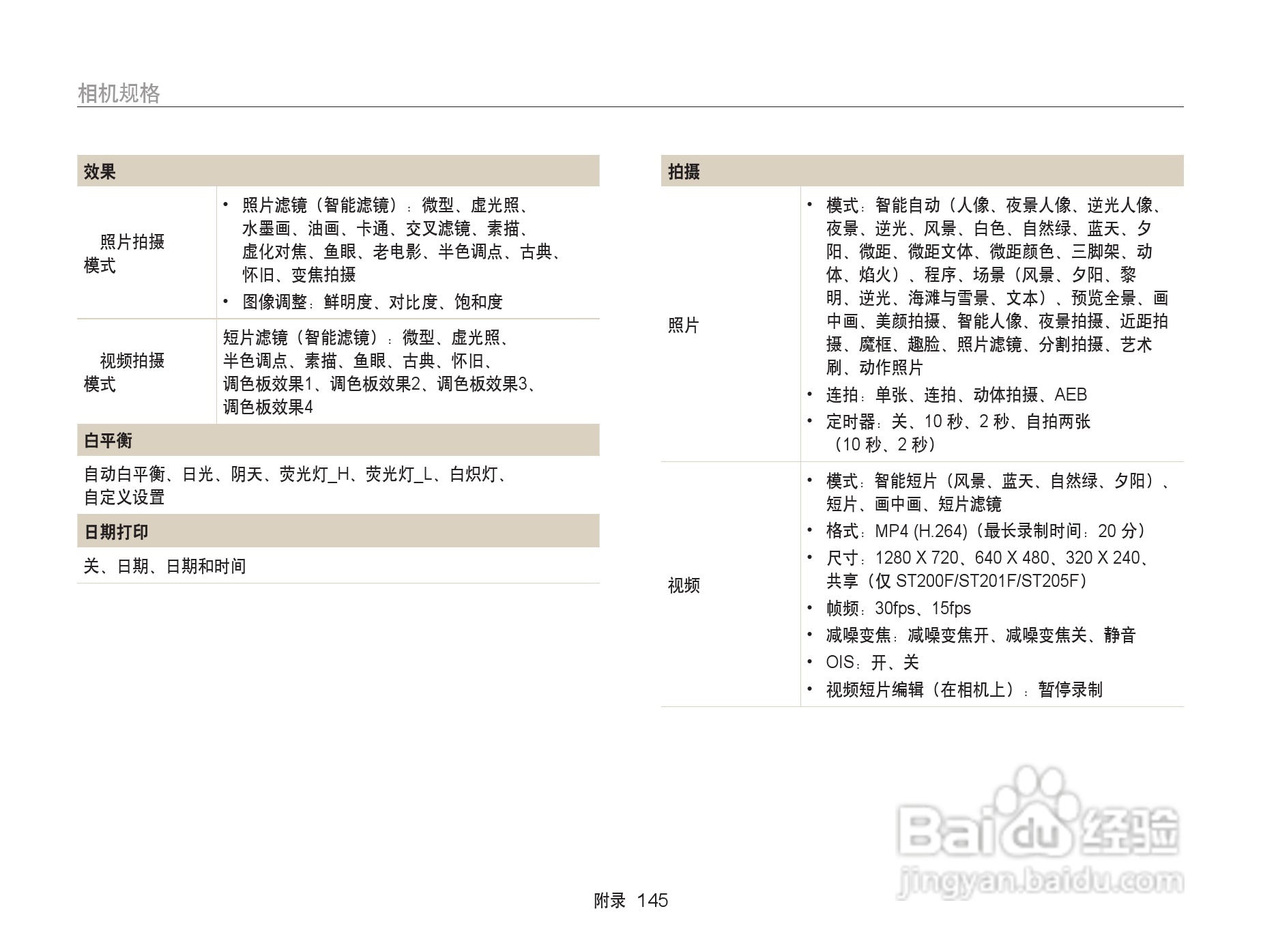 三星ST200F数码相机使用说明书:[15]