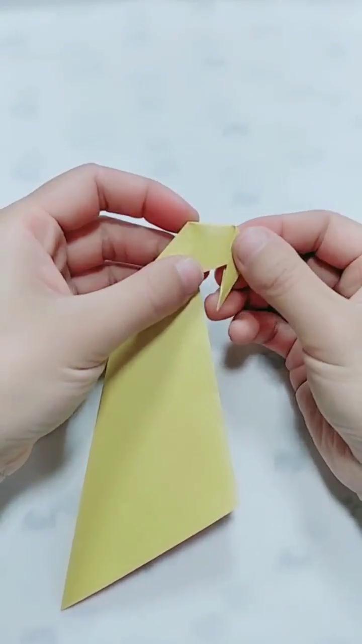 亲子手工小鸟折纸怎么做