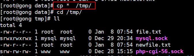linux系统如何复制文件