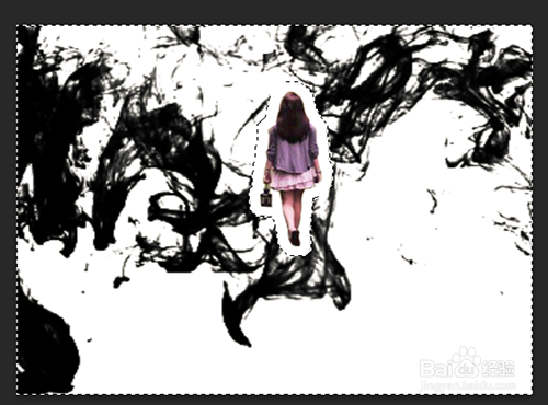 PS如何制作泼墨烟雾环绕效果