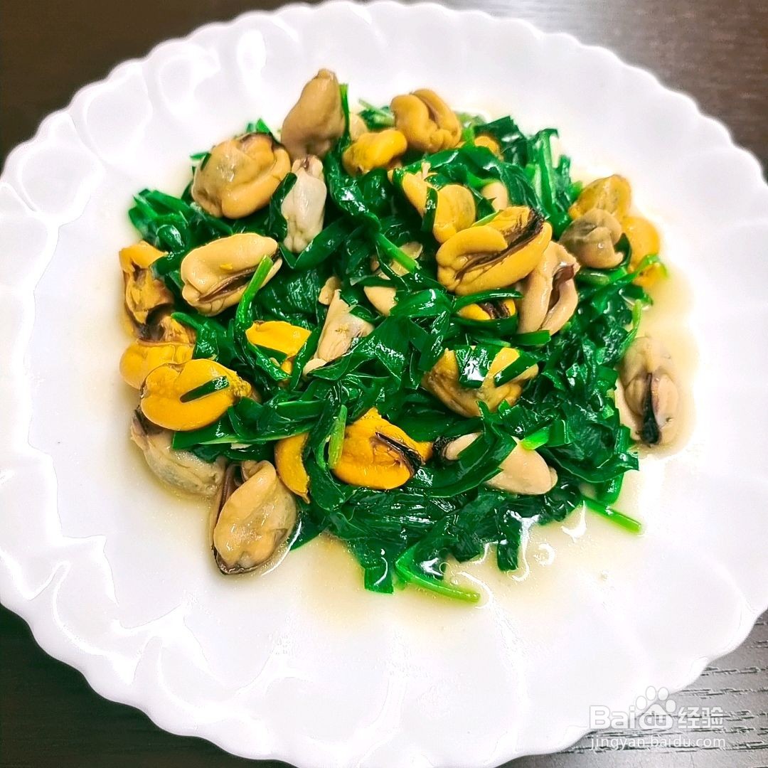 韭菜炒贻贝的做法