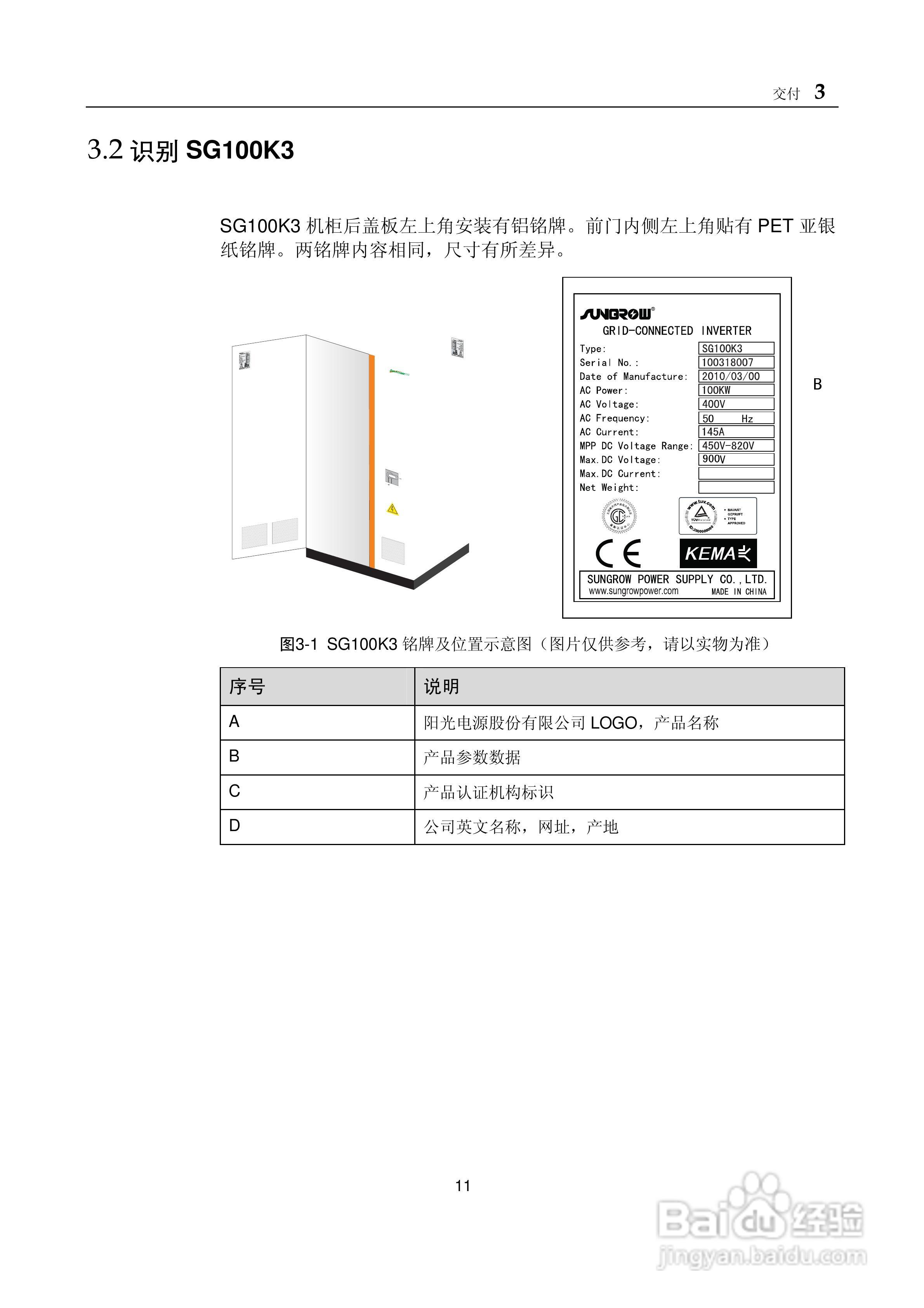 阳光SG100K3-Installation光伏并网逆变器使用手册:[2]