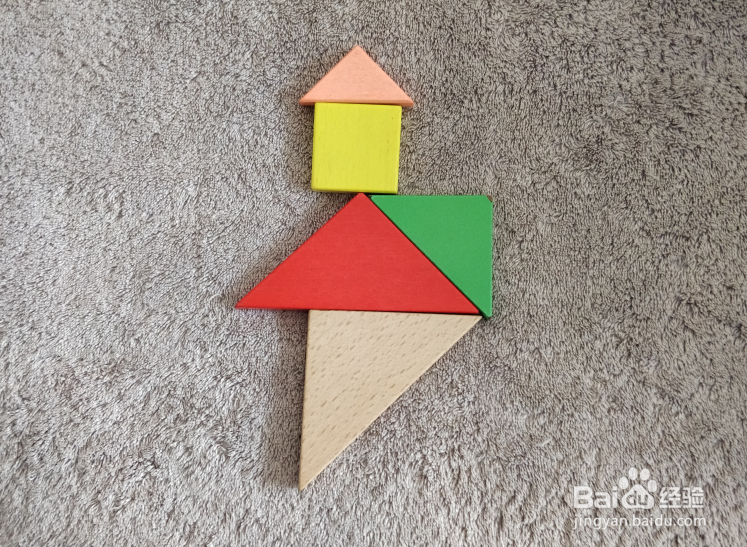 背包客用七巧板怎么拼？