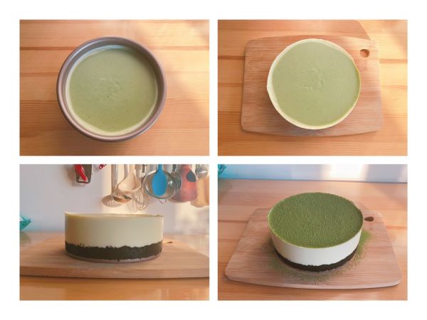 抹茶蜜瓜奶酪蛋糕