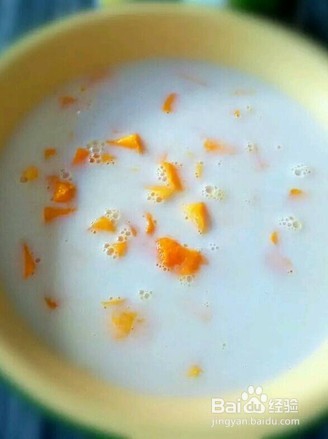 椰奶芒果西米露