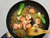 咖喱粉丝虾的做法