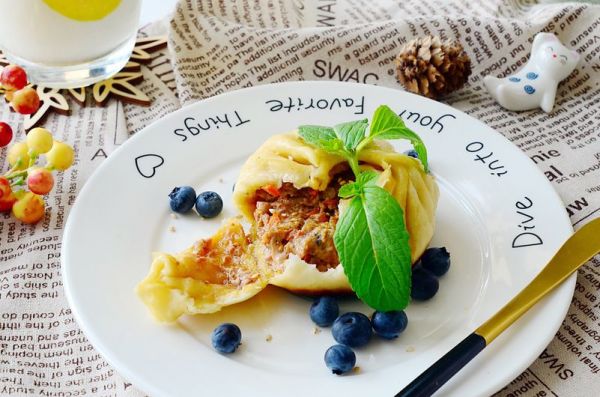 黑椒牛肉生煎包