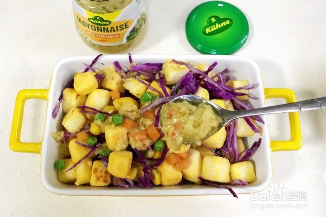 如何做馒头蔬菜什锦沙拉